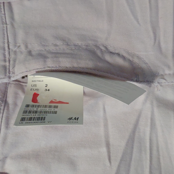 H&M bundle lot 3 booty shorts size 2 blue floral mauve pink floral yellow birds - Picture 8 of 14